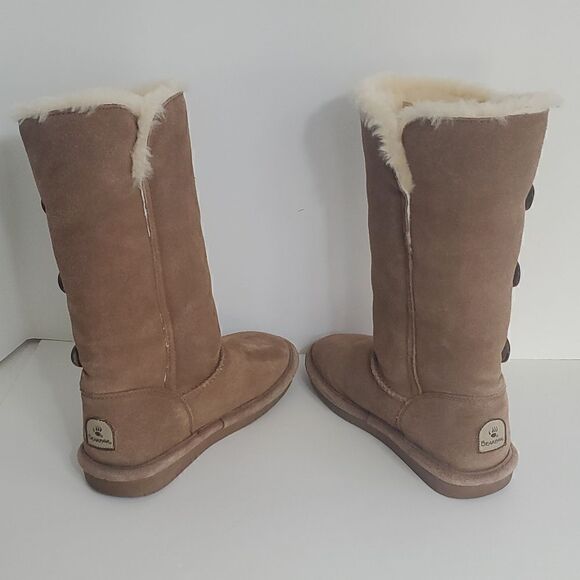Bearpaw Lauren Boot Sheepkin and Wool Blend Size 7 - Picture 9 of 15